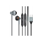 Porodo Soundtec Stereo Earphones 1.2M -Black